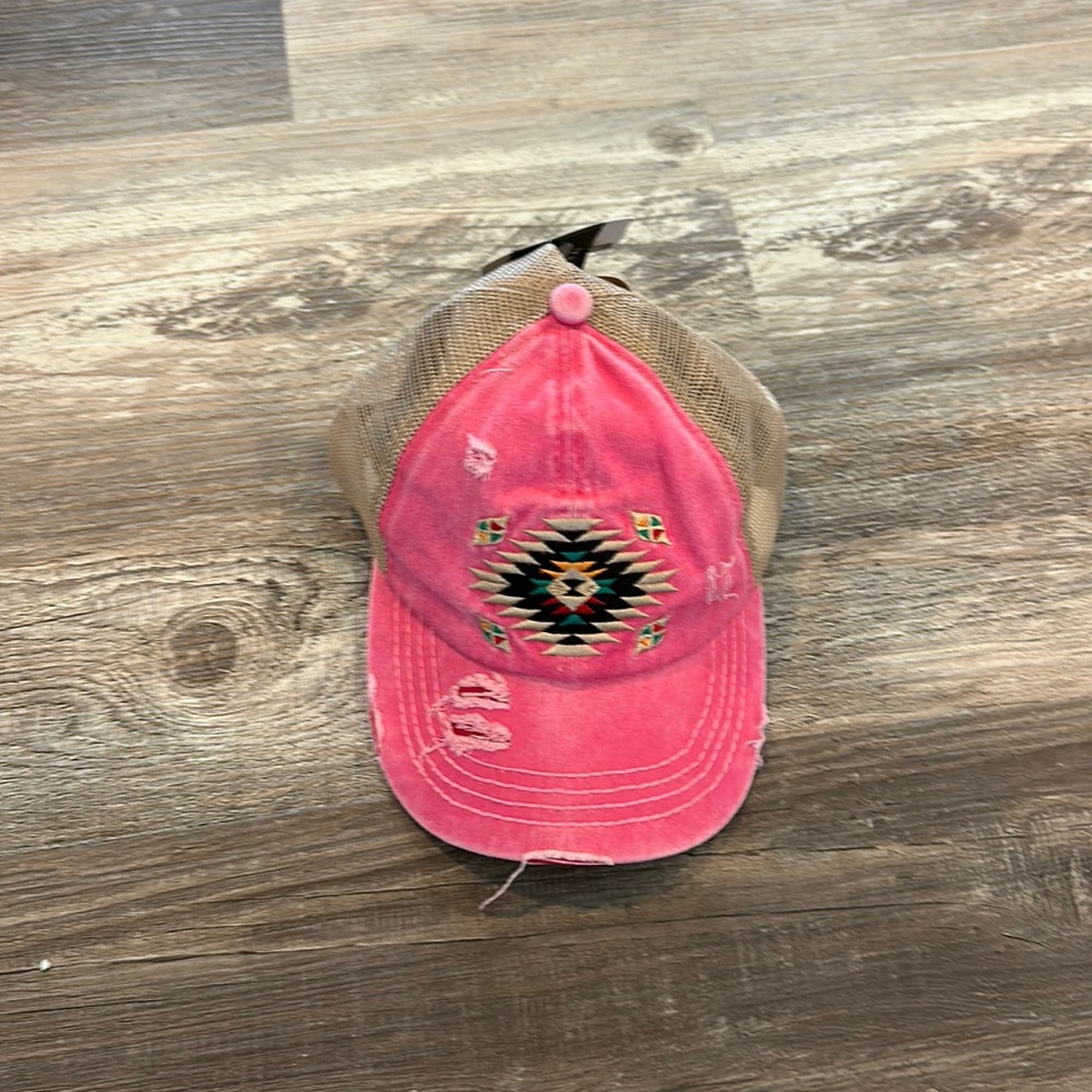 Pink cap